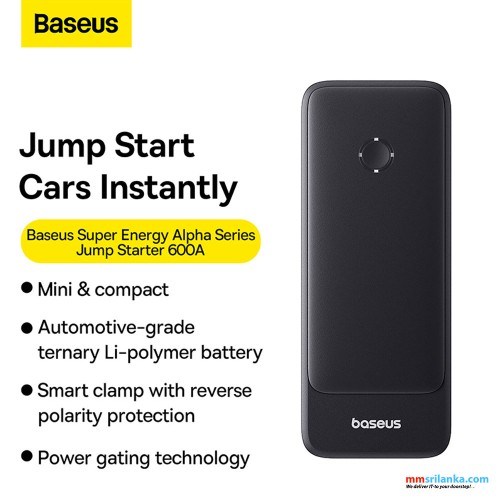 Baseus 600A Super Energy Alpha Series Jump Starter (6M)